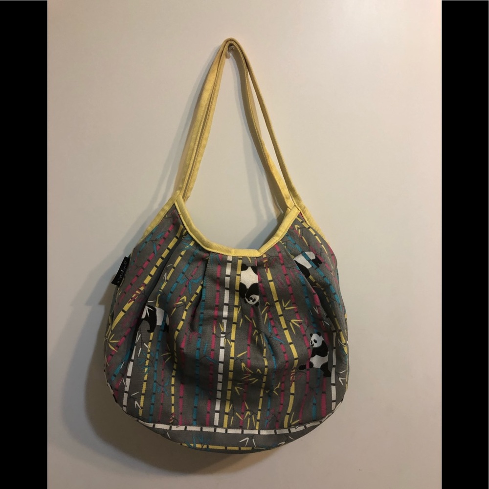 RARE Bamboo Panda HOBO handbag by YAKPAK
